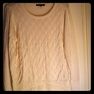 Cream colored sweater banana republic